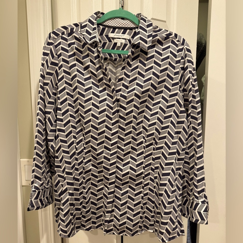 Wrinkle-free Foxcroft blouse